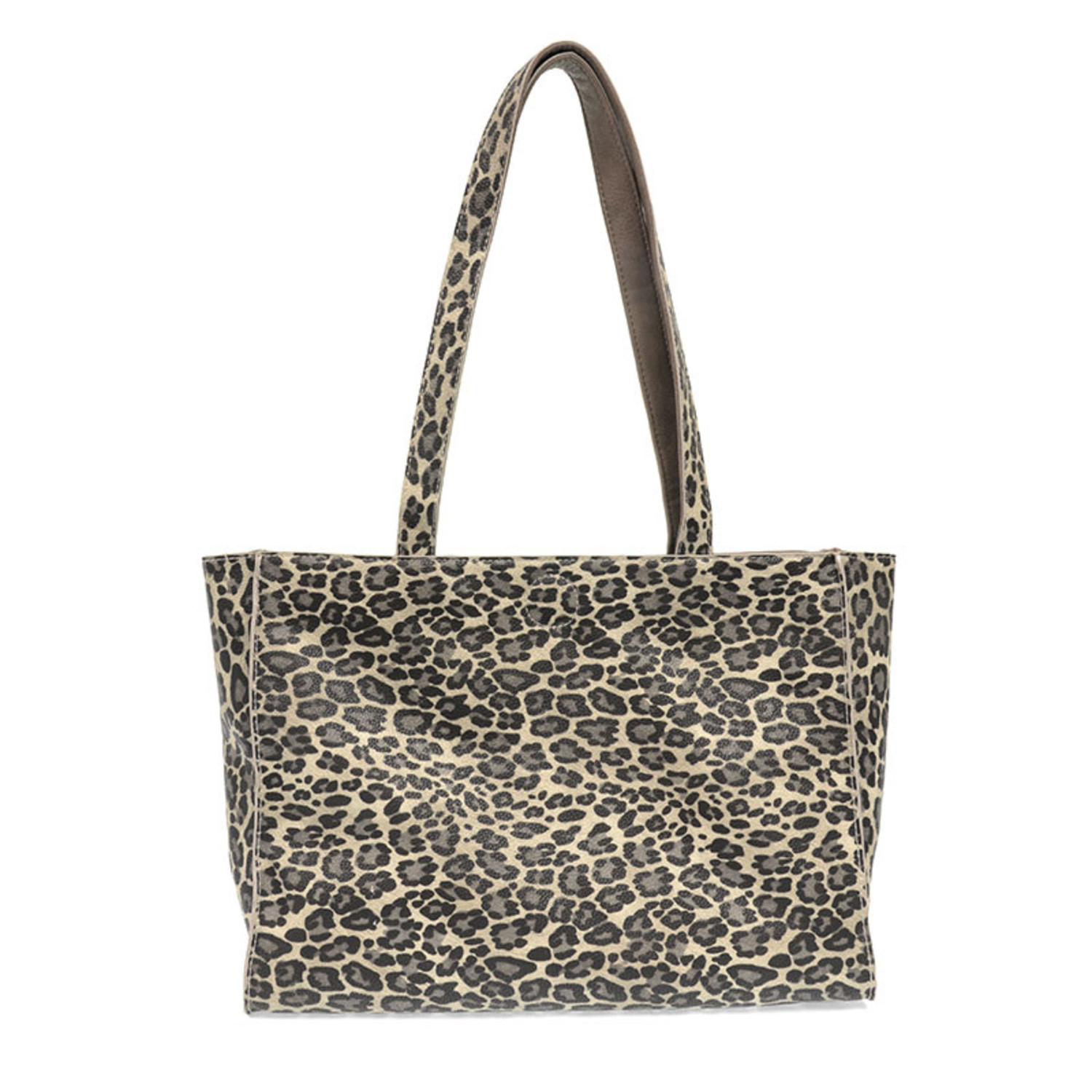 Joy Susan Reversible Tote Leopard/Grey - Sealed with a Kiss