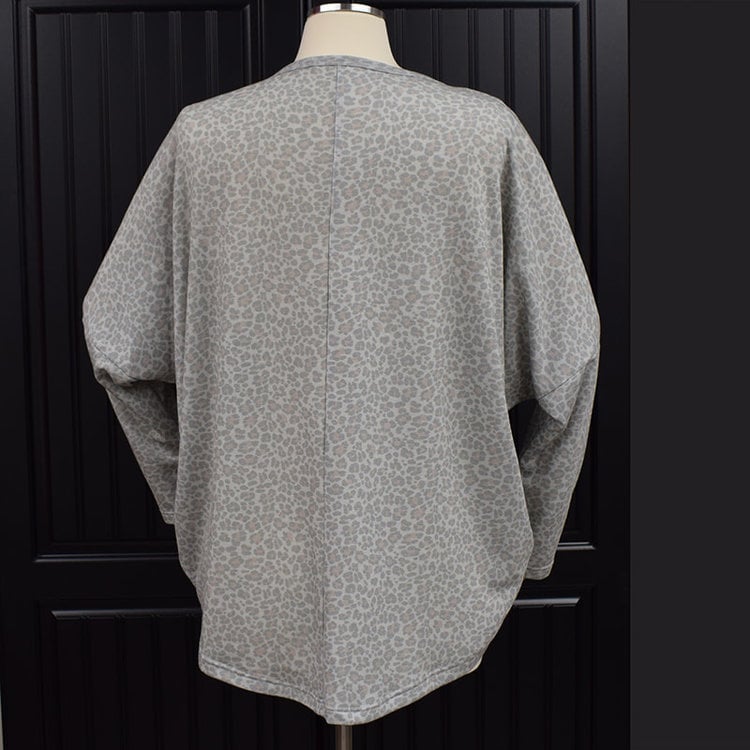Be Stage Cheetah Print Dolman