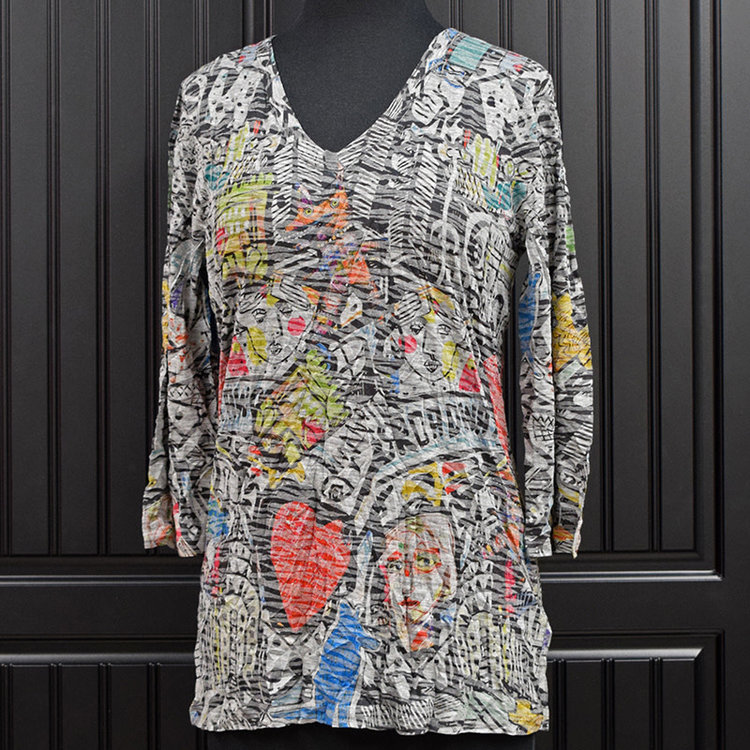 Inoah Broadway Crinkle Top