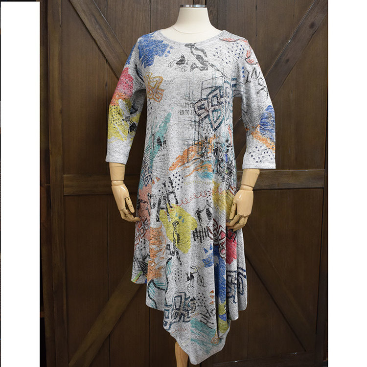 Inoah Random Asymmetrical Dress