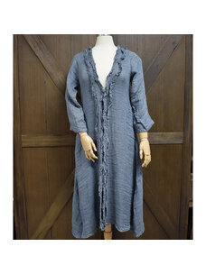 Namsar Linen Duster (Charcoal Grey)