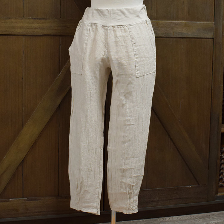 Namsar Linen Pants - Beige