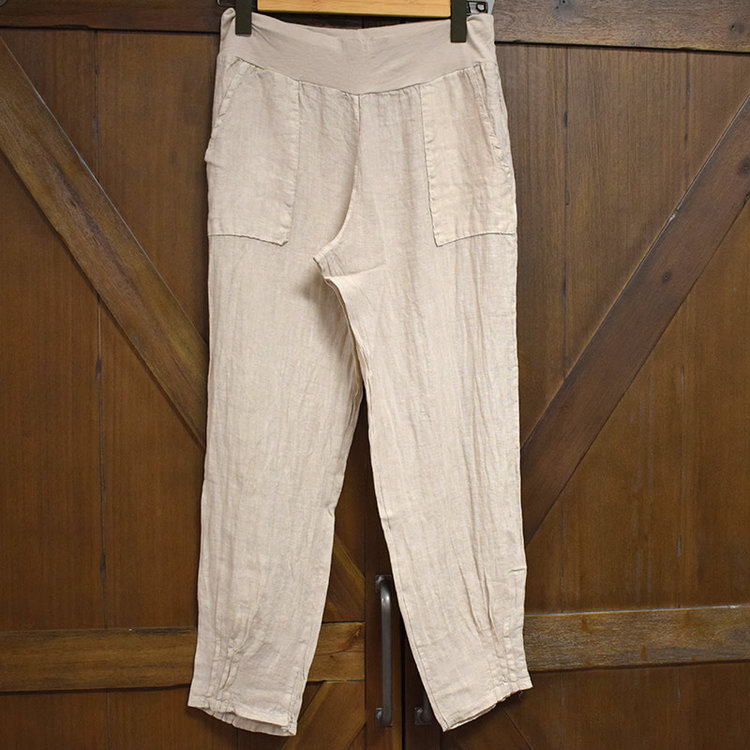 Namsar Linen Pants - Beige