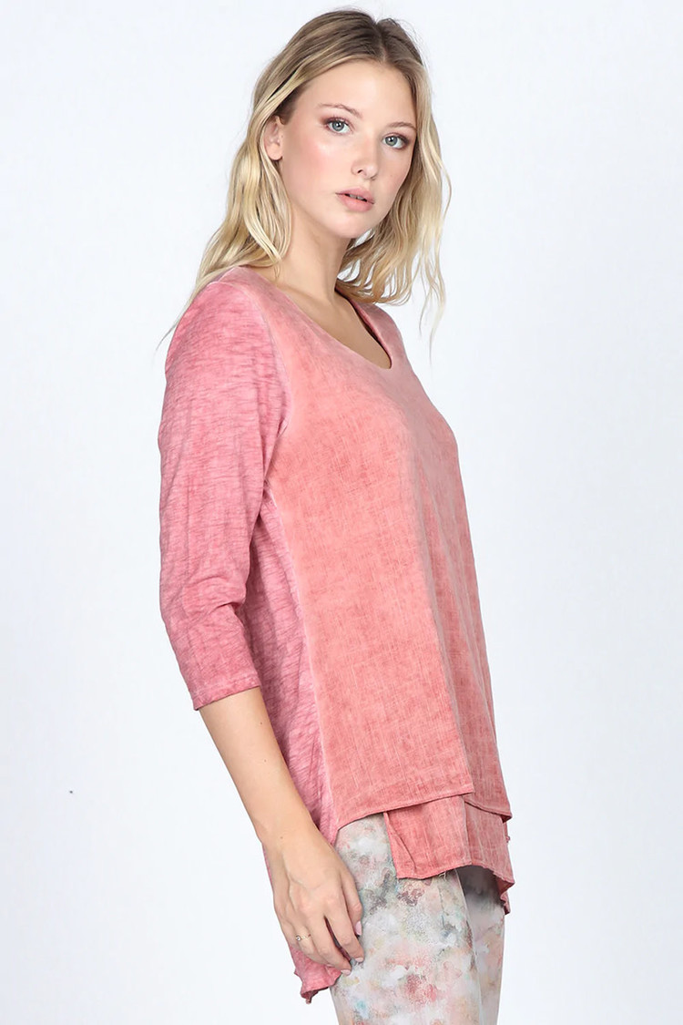 M. Rena Oil Washed Tunic (Sienna)