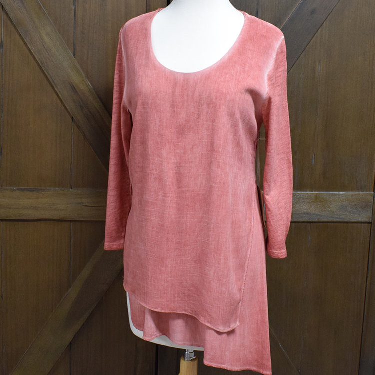 M. Rena Oil Washed Tunic (Sienna)