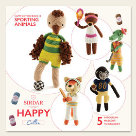 Sirdar Happy Cotton Book: Sporting Animals