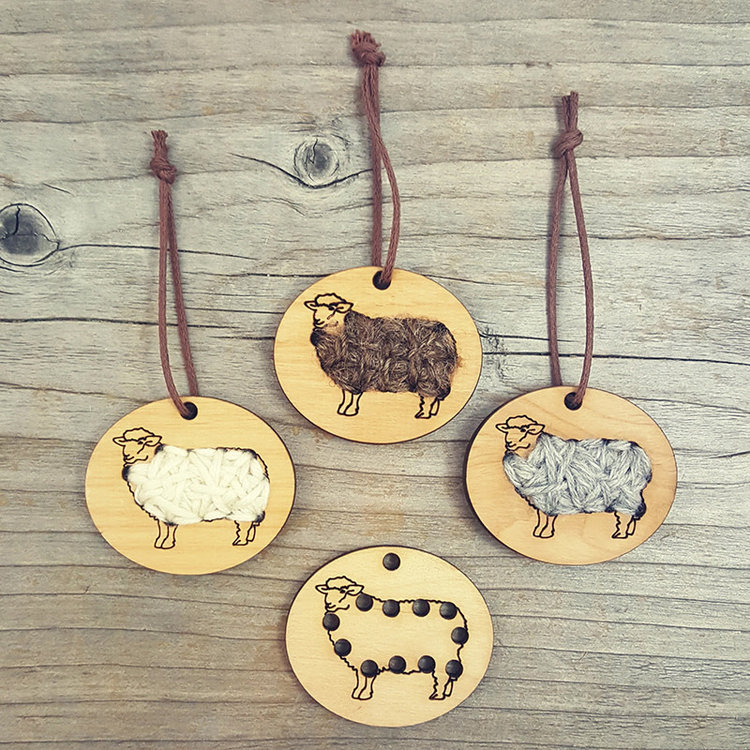 Katrinkles Stitchable Sheep Ornament