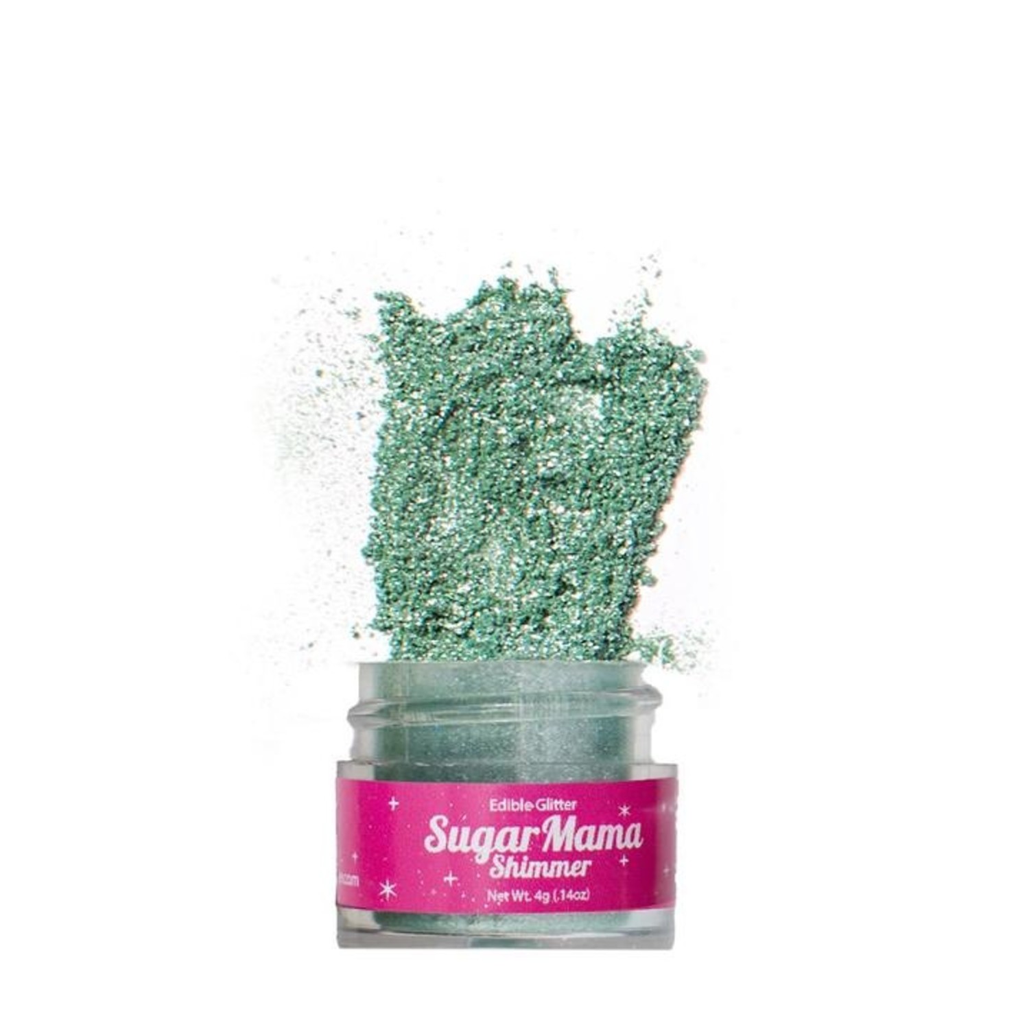 Edible Glitter Stars - Green 4g