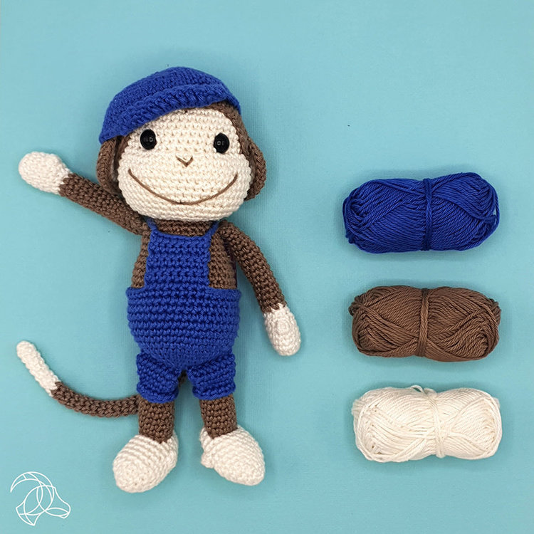 Hardicraft Bryan Monkey DIY Crochet Kit