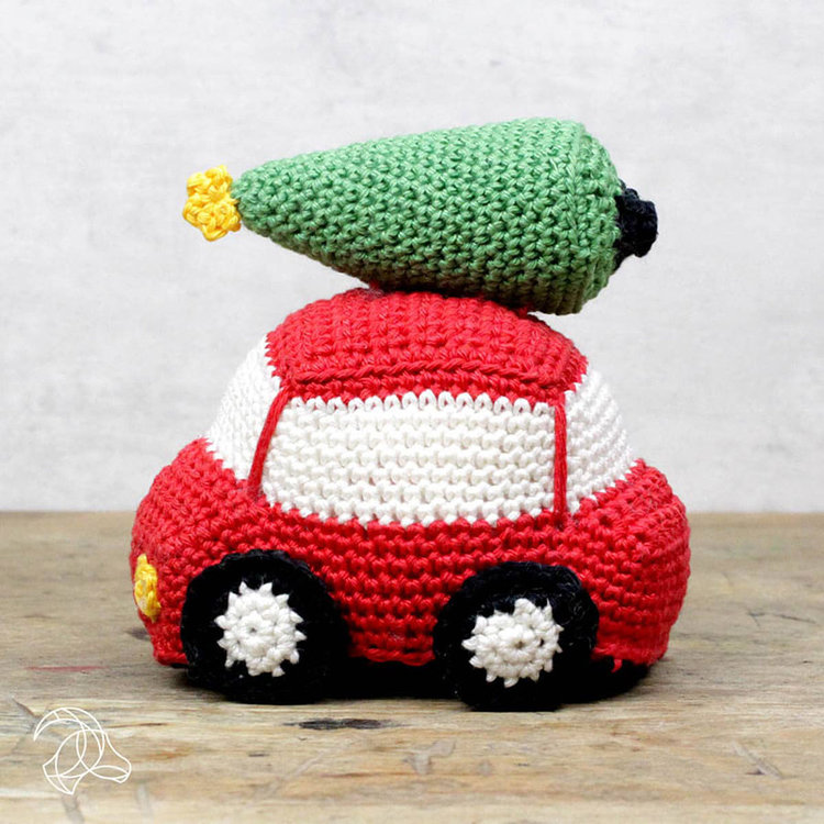 Hardicraft Christmas Car DIY Crochet Kit