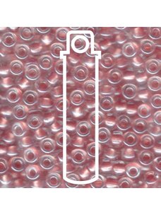 Size 6/0 Metallic Rose Lined Crystal