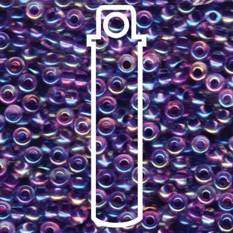 Size 6/0 Amethyst Lined Crystal