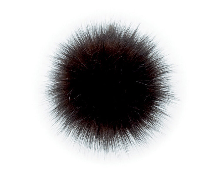 Rowan Faux Fur Pompom (Coffee)