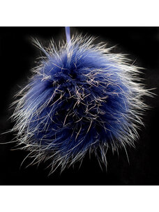 Fur Pompom (Navy)