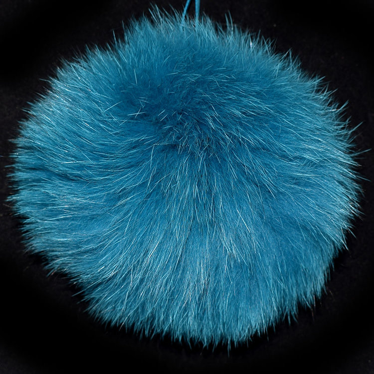 Fur Pompom (Teal)
