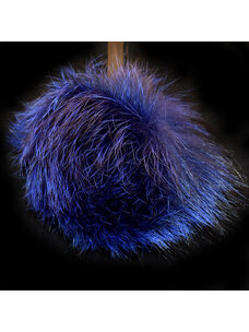 Fur Pompom (Dark Blue)