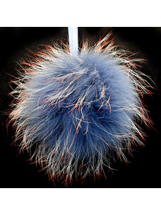 Fur Pompom (Denim)