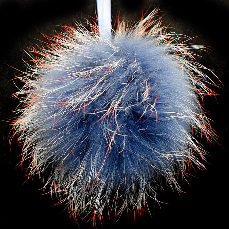 Fur Pompom (Denim)