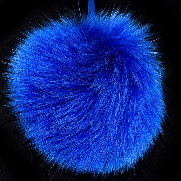 Fur Pompom (Royal Blue)