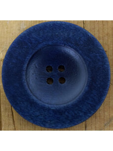1 1/2" Blue Wood Saucer