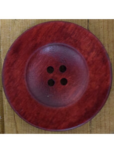 1 1/2" Red Wood Saucer
