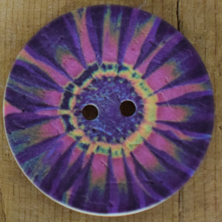 1 1/4" Coconut TyeDye Purple