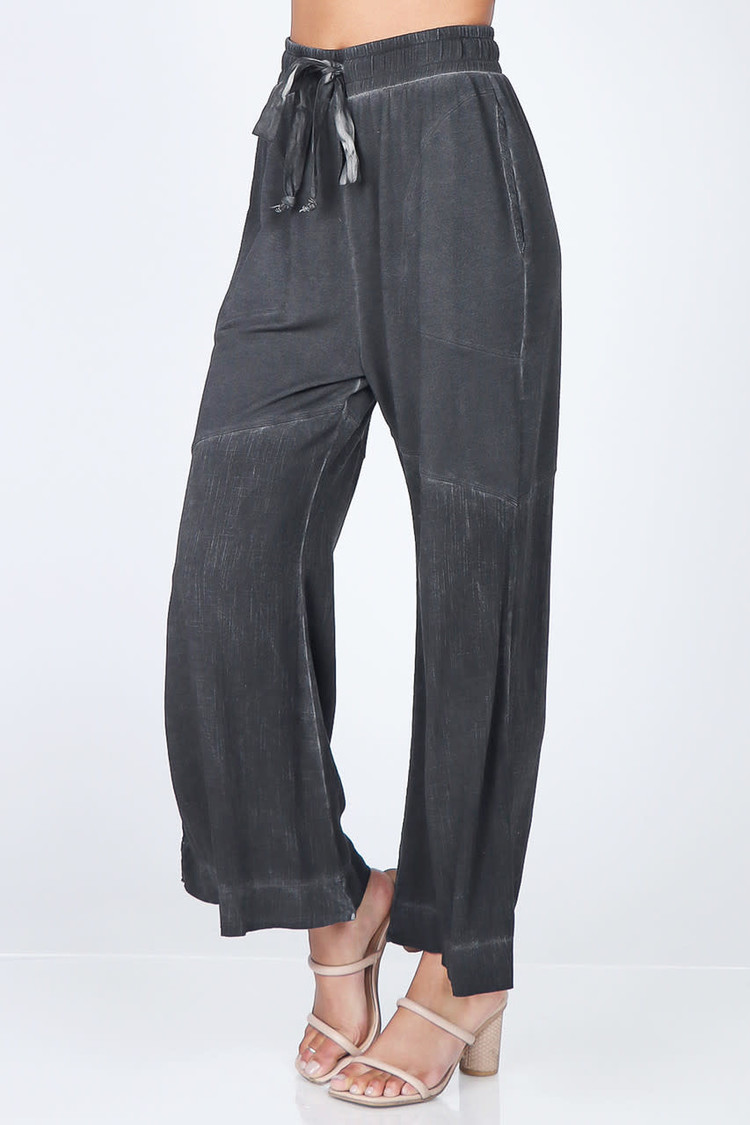 M. Rena Wide Leg Pants (Caviar)