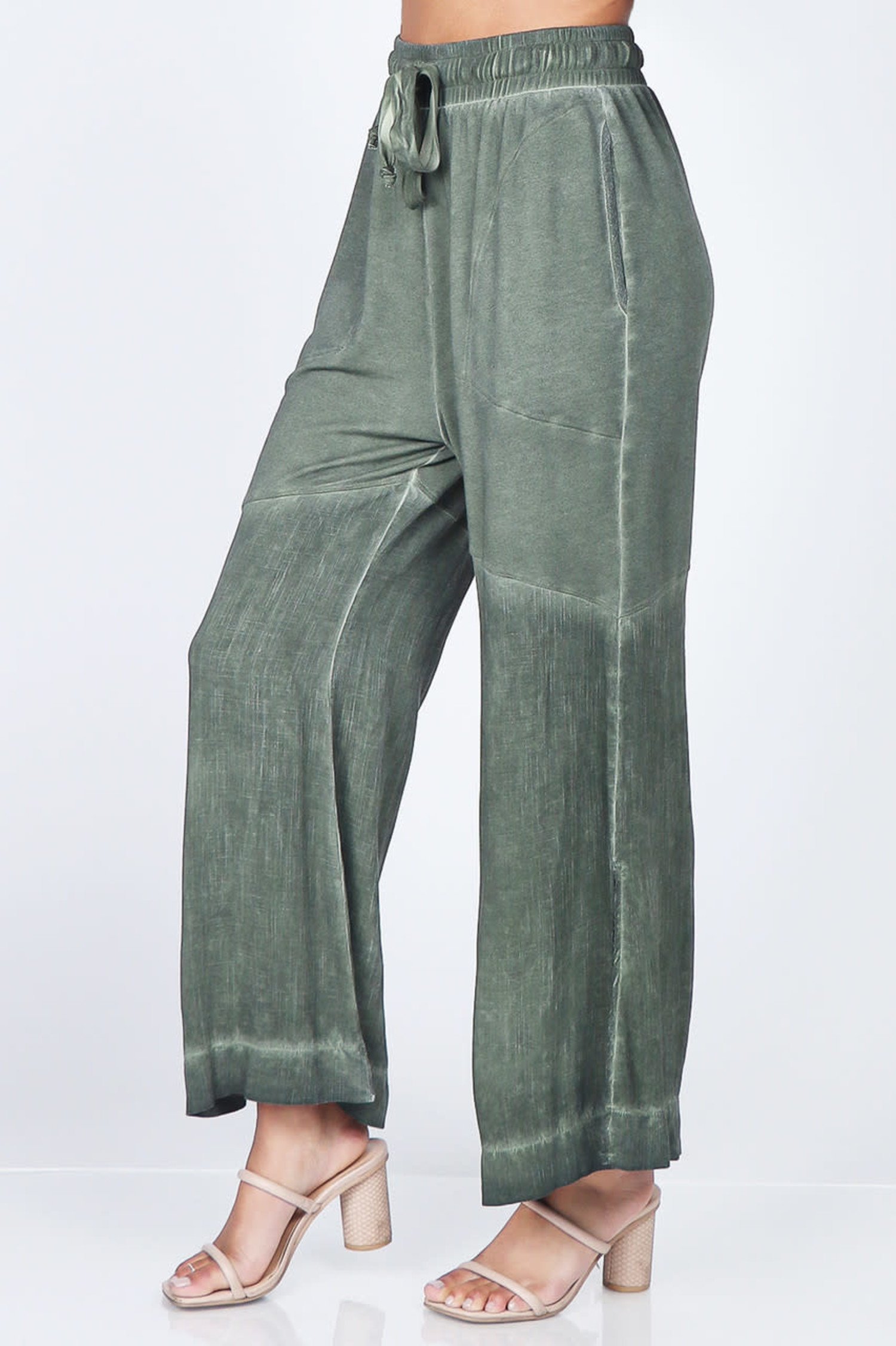 M. Rena Wide Leg Pants (Spruce)