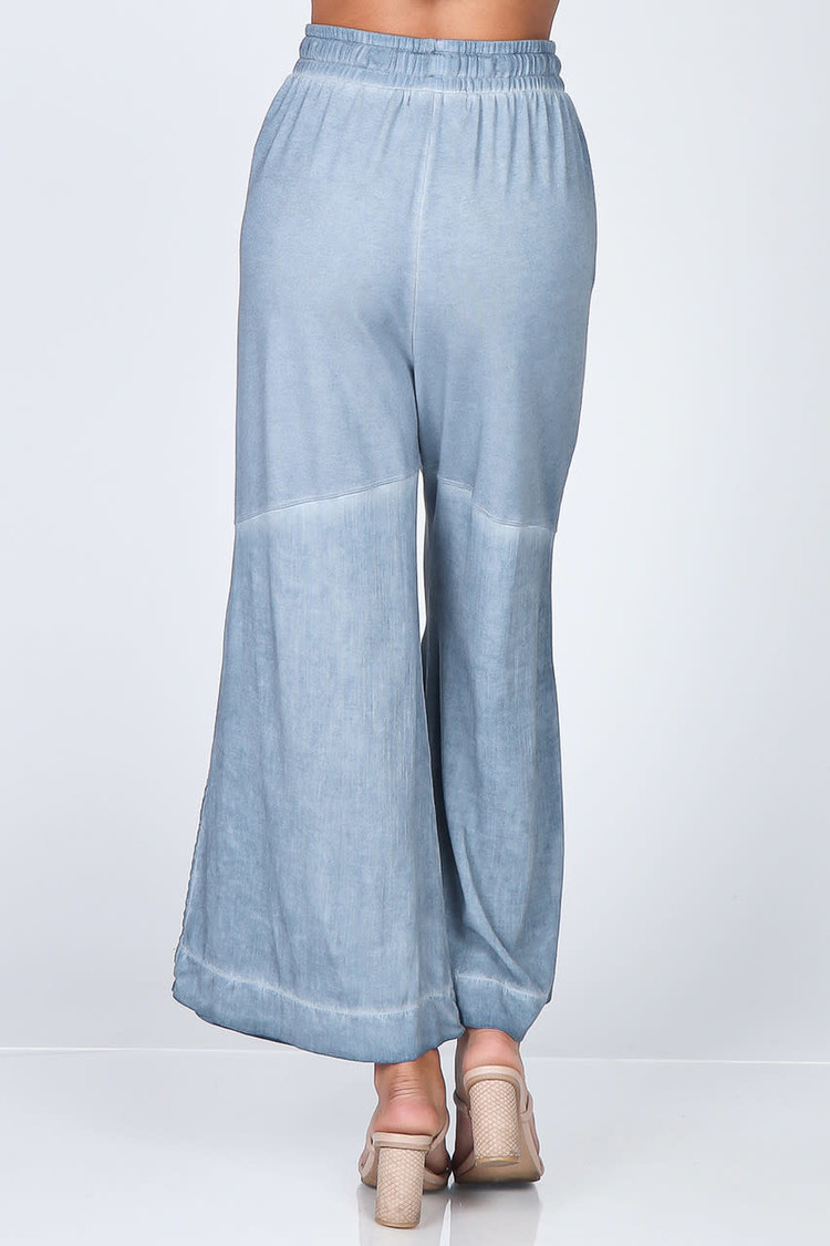 M. Rena Wide Leg Pants (Steel)