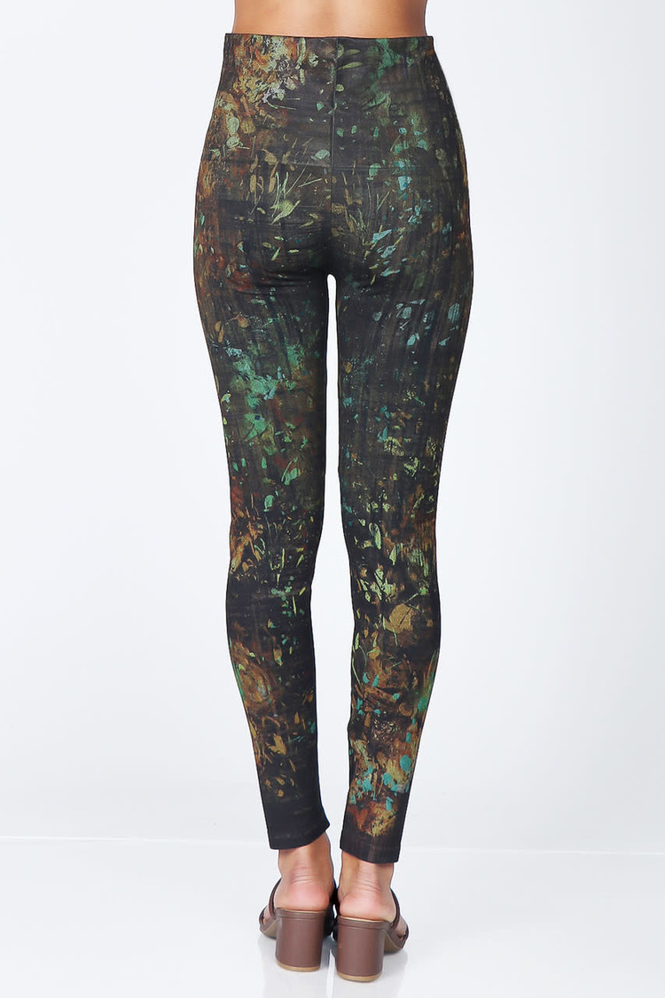 M. Rena Print Legging (Sea Green)