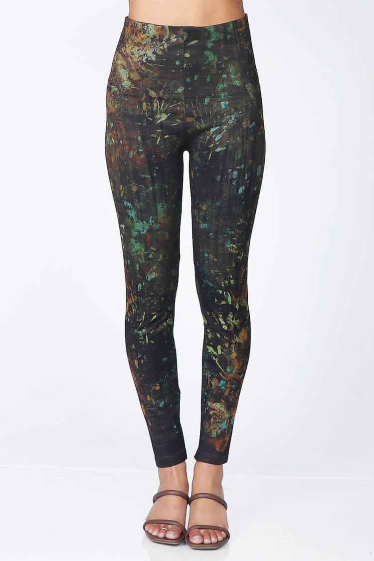 M. Rena Print Legging (Sea Green)