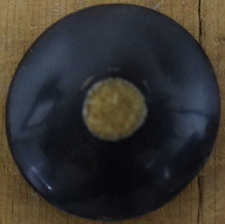 1 1/8" Black/Brown Horn #81041