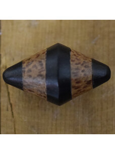 1 1/8" Ebony/Wood Toggle #50311
