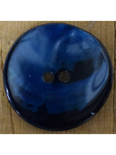 1 1/8" Teal Mussell Shell