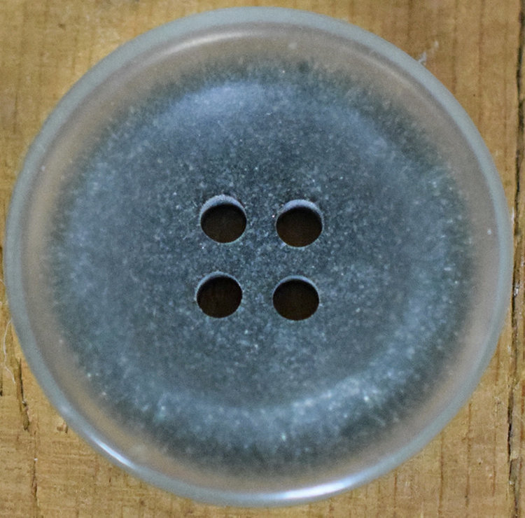 1 1/8" Teal Speck with Clear Overlay #330508