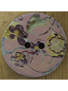 1 5/8" Coconut Floral Pink
