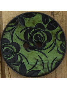 1 5/8" Green Coconut Lasered