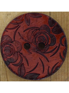 1 5/8" Red Coconut Lasered