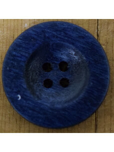 1" Blue Wood Saucer