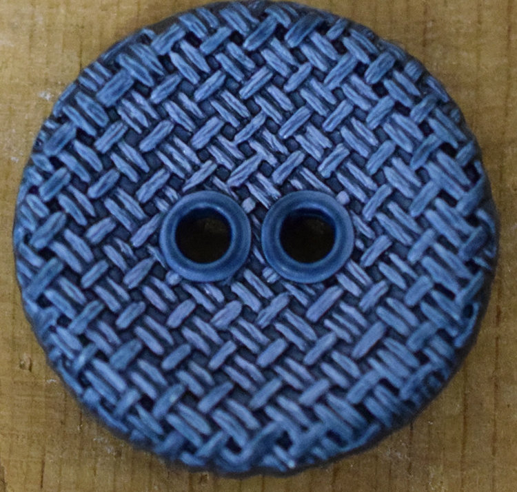 1" Blue Woven #11586