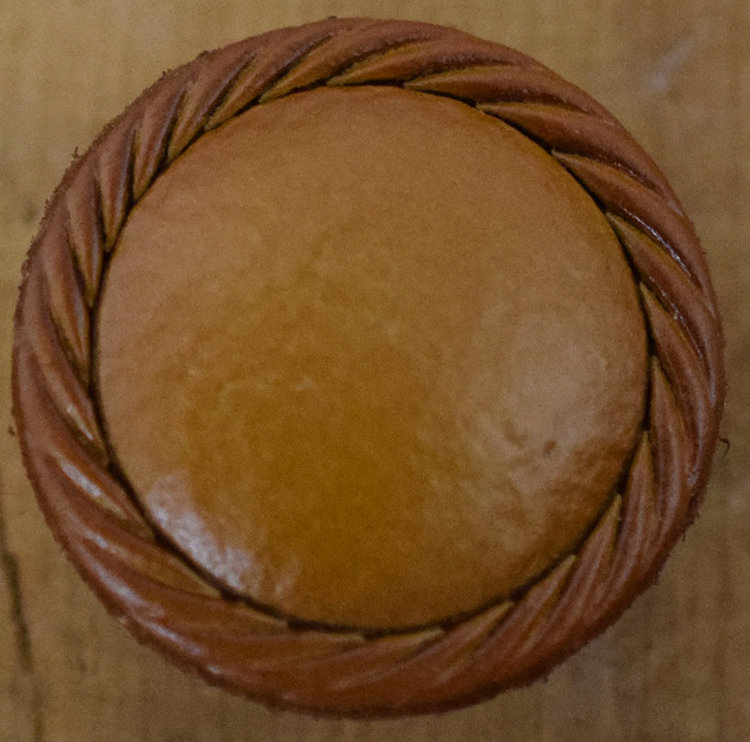 1" Caramel Leatherette #KK-7