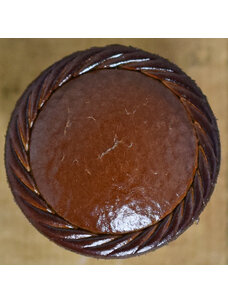 1" Chestnut Leatherette #KK-6