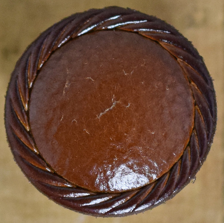 1" Chestnut Leatherette #KK-6