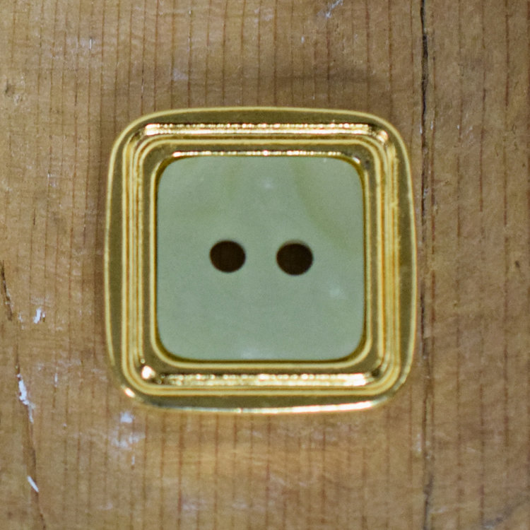 1" Green with 24K Gold Rim #340586