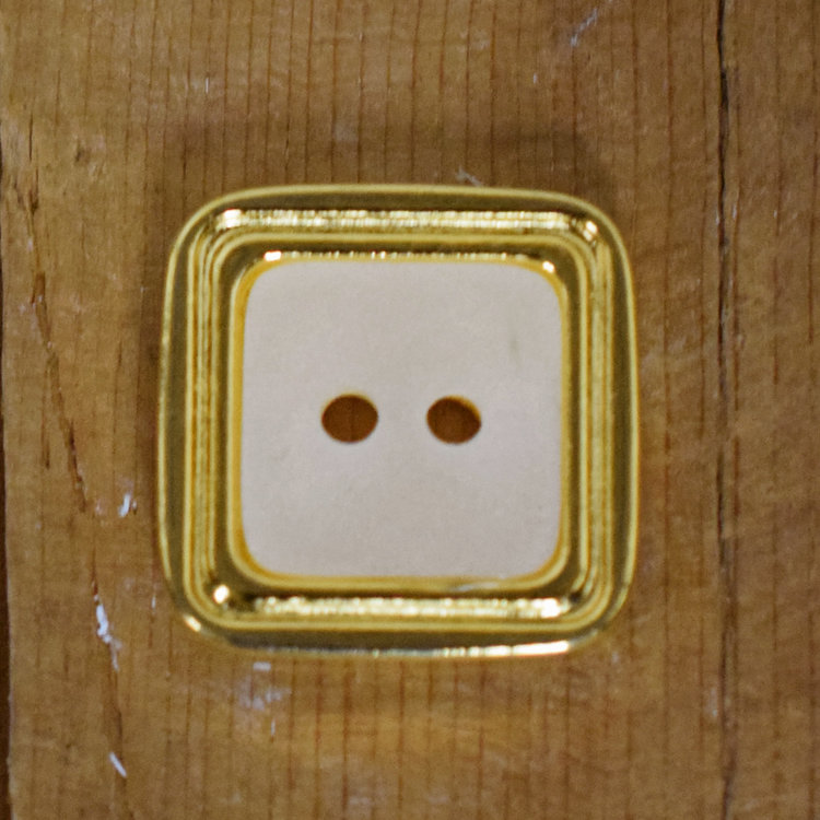 1" Ivory with 24K Gold Rim #340582