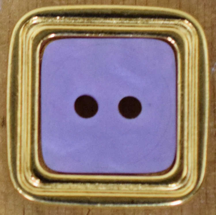 1" Lilac with 24K Gold Rim #340585