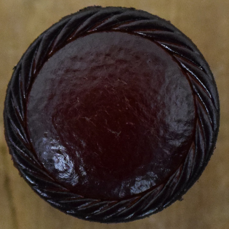 1" Maroon Leatherette #KK-2