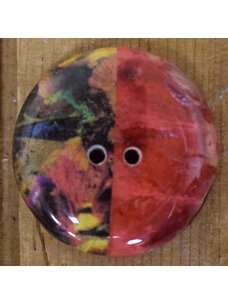 1" Red Paper Coconut