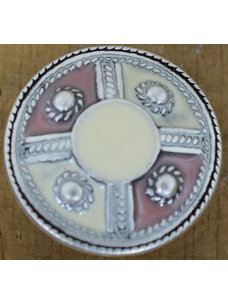 1" Rose/Yellow with Silver #89054