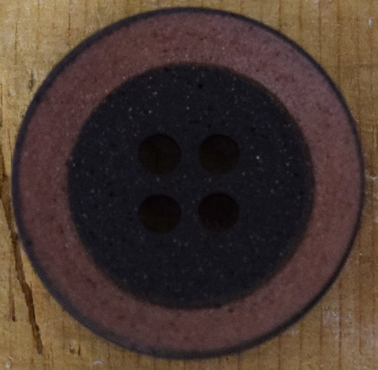 13/16" Black/Brown Round